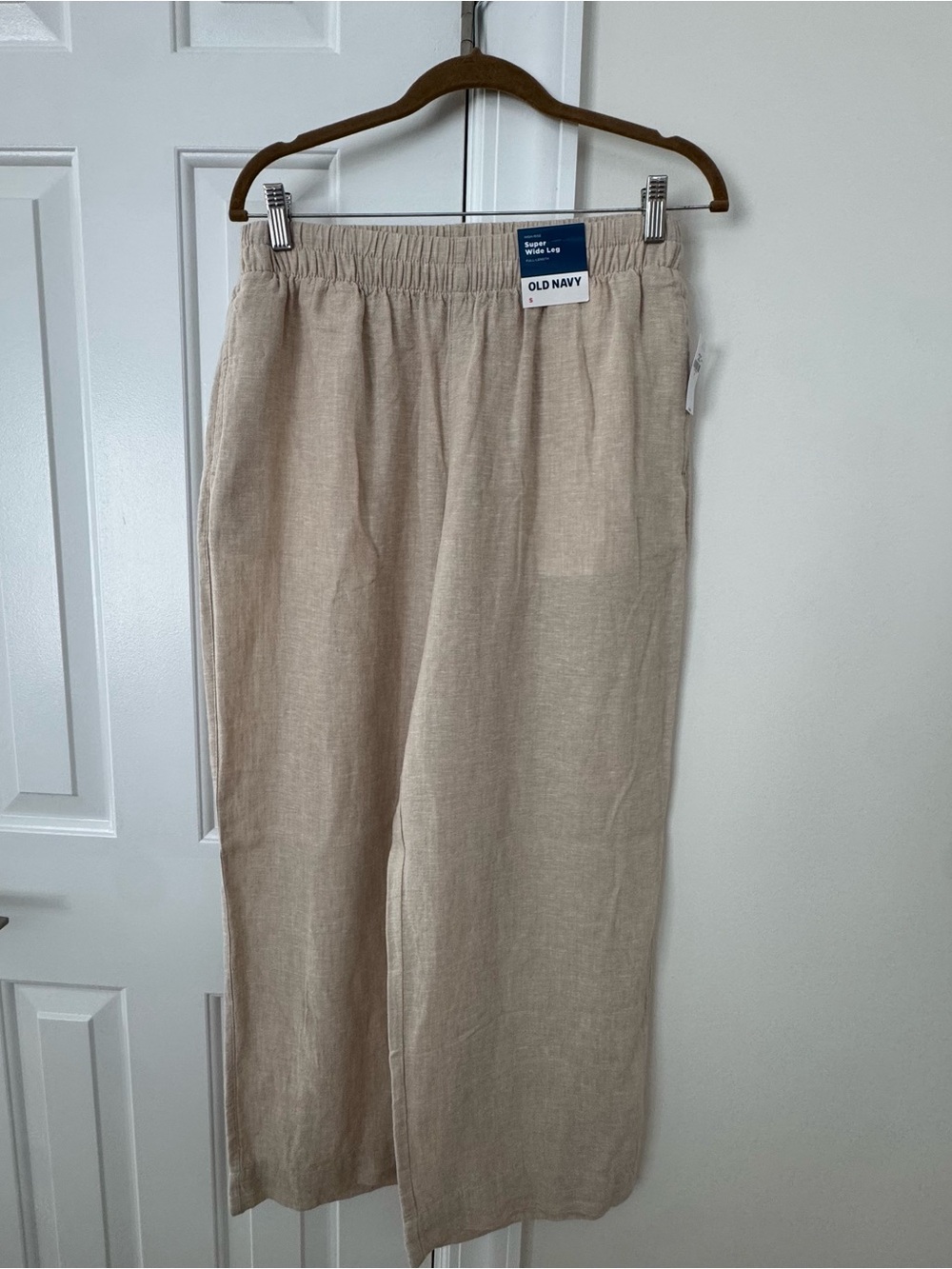 Old Navy High Waisted Linen Wide Leg Pant In Flax Linen - Picture 2 of 8